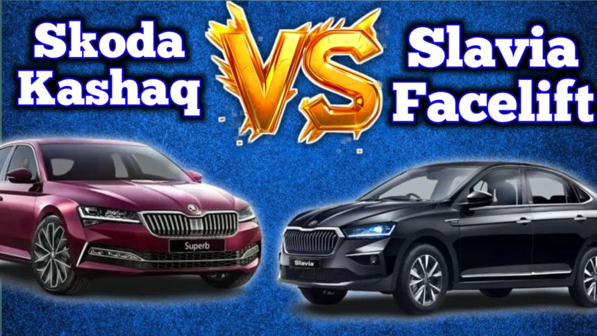 Skoda Kushaq VS Slavia Facelift